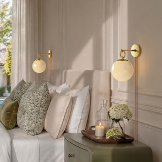 Pearl Globe Sconce
