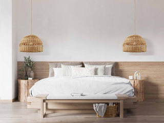 Radiant Rattan Pendant Light