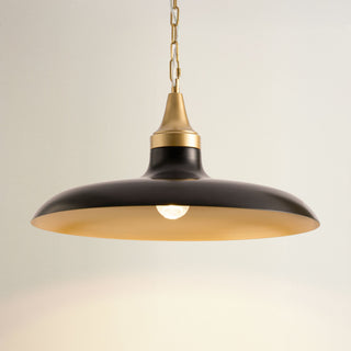 Natalia Black Dome Pendant Light