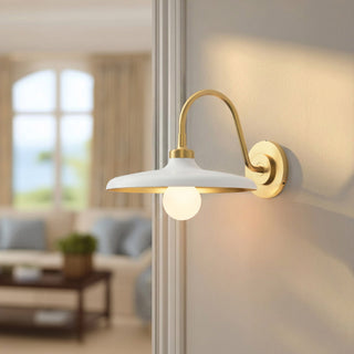 Arcoris White Metal Sconce