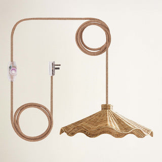 Ariel Rattan Pendant Light