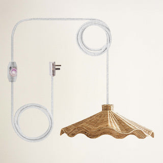 Ariel Rattan Pendant Light