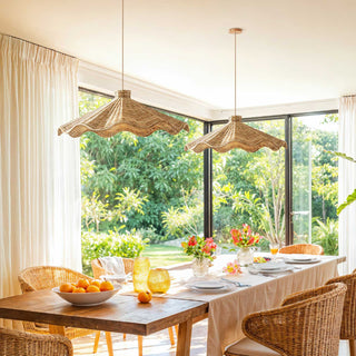 Ariel Rattan Pendant Light