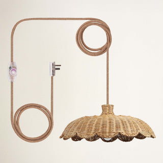 Aurelia Rattan Pendant Light