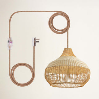 Beatrice Rattan Pendant Light