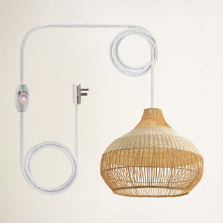 Beatrice Rattan Pendant Light