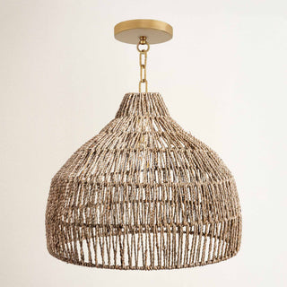 Dreamy Palm Fibers Pendant Light