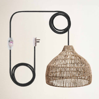 Dreamy Palm Fibers Pendant Light