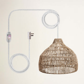 Dreamy Palm Fibers Pendant Light