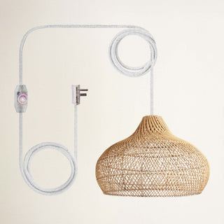 Kloe Rattan Pendant Light