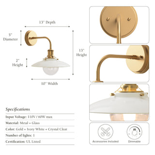 Lanesra Round Wall Sconce