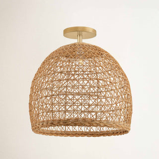 Lumiere Rattan Pendant Light