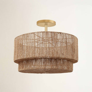 Luminous Rattan Pendant Light