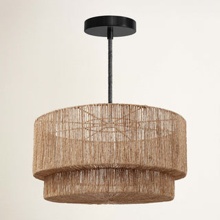 Luminous Rattan Pendant Light