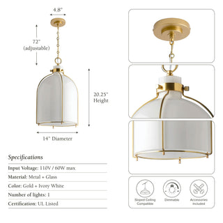 Nestia White Pendant Light