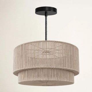 Outdoor Luminous Rattan Pendant Light