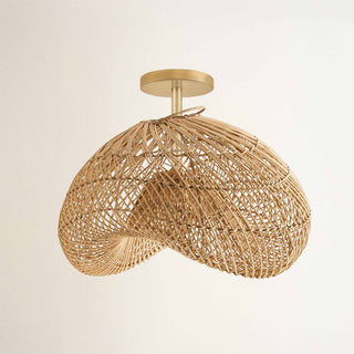 Sepherina Black Rattan Pendant Light