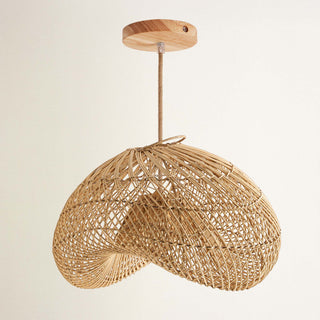 Sepherina Black Rattan Pendant Light