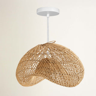 Sepherina Black Rattan Pendant Light
