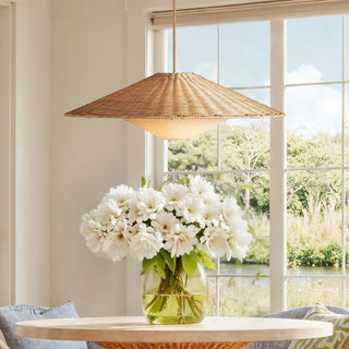 Sunny Rattan Pendant Light