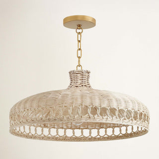 Verona Rattan Pendant Light