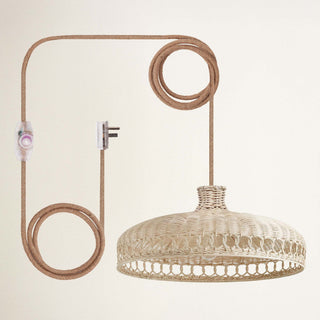 Verona Rattan Pendant Light