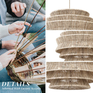 Veronica Rattan Pendant Light