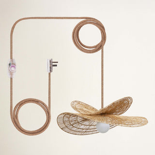 Whisper Leaf Rattan Pendant Light