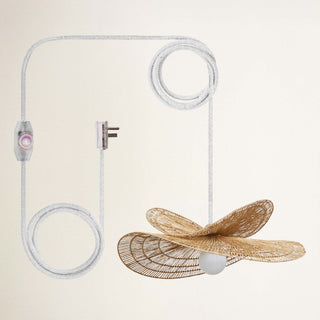 Whisper Leaf Rattan Pendant Light