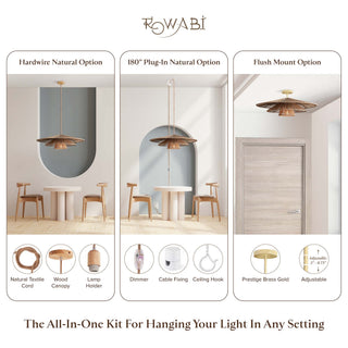 Sammie Tier Rattan Pendant Light