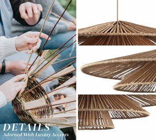 Sammie Tier Rattan Pendant Light