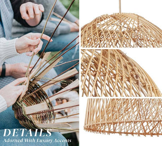 Santa Barbara Rattan Pendant Light