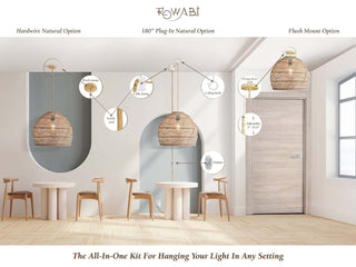 Santana Rattan Pendant Light