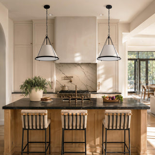 Scintilla Black Fabric Pendant Light