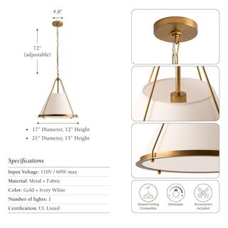 Scintilla Iron Pendant Light