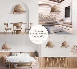 Selene Seagrass Pendant Light