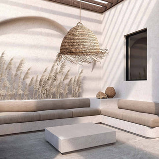 Selene Seagrass Pendant Light