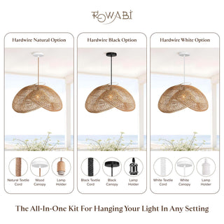 Outdoor Sepherina Rattan Pendant Light