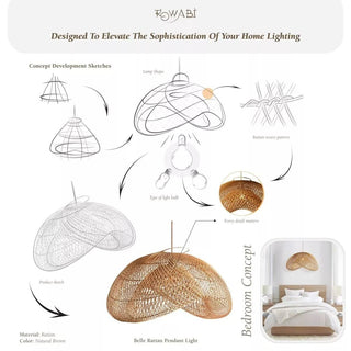 Sepherina Rattan Pendant Light