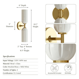 Sloane Dual-Tube Sconce