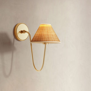 Elara Curve Clamp Cone Arm Sconce