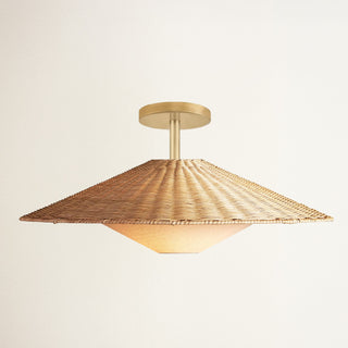 Sunny Rattan Pendant Light