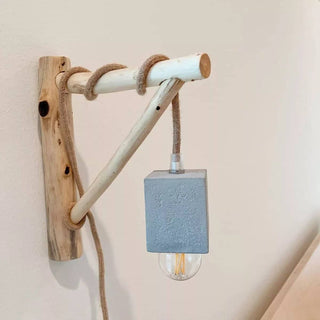 Tidal Concrete Wall-Mounted Lamp Plug In