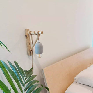 Tidal Concrete Wall-Mounted Lamp Plug In