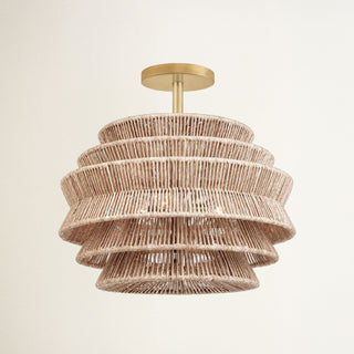 Veronica Rattan Pendant Light