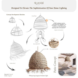 Whispering Seagrass Pendant Light